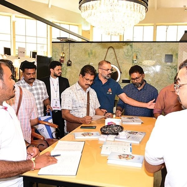 Business discussions at a previous BIG Show India edition