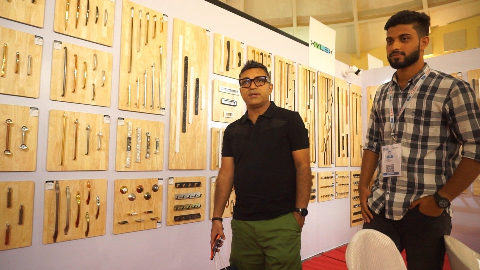 Visitors exploring building products at a previous BIG Show India edition